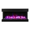 Remii 30" 3 Sided Electric Fireplace - Glass Chinx - Remii 30" 3 Sided Electric Fireplace - Glass Chinx