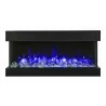 Remii 30" 3 Sided Electric Fireplace - Blue - Remii 30" 3 Sided Electric Fireplace - Blue