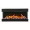 Remii 30" 3 Sided Electric Fireplace - Birch - Remii 30" 3 Sided Electric Fireplace - Birch