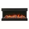 Remii 30" 3 Sided Electric Fireplace - Birch - Remii 30" 3 Sided Electric Fireplace - Birch