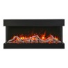 Remii 30" 3 Sided Electric Fireplace - Birch