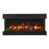 Remii 30" 3 Sided Electric Fireplace - Oak