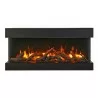 Remii 30" 3 Sided Electric Fireplace - Oak - Remii 30" 3 Sided Electric Fireplace - Oak