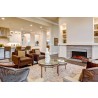 Amantii 60" Unit - 14 1/4" In Depth 3 Sided Glass Fireplace - Lifestyle 5