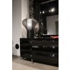 Whiteline Modern Living Erik Table Lamp Black - Lfestyle