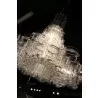 Sasha Pendant Lamp White Acrylic - Angled - Sasha Pendant Lamp White Acrylic - Angled