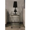 Daniel Table Lamp Black Carbon Steel Fabric - Lifestyle