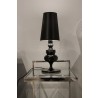 Daniel Table Lamp Black Carbon Steel Fabric