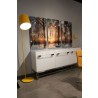 Dante Floor Lamp Yellow Carbon Steel - Lifestyle