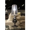 Daniel Table Lamp Silver Carbon Steel Fabric - Close-Up