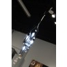 Darsie Pendant Lamp Black Carbon Steel And Glass - Angled