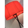 Paige Floor Lamp - Red - Lamp Shade Detail
