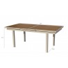 Bellini Home and Garden Essence Dining Table - Dimensions