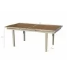 Bellini Home and Garden Essence Dining Table - Unextended Dimensions - Bellini Home and Garden Essence Dining Table - Unextended Dimensions