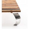 Nova Solo Barca Square Coffee Table - Base Angle