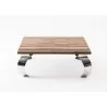 Nova Solo Barca Square Coffee Table - Closeup Front Angle - Nova Solo Barca Square Coffee Table - Closeup Front Angle