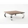 Nova Solo Barca Square Coffee Table - Front Side Angle - Nova Solo Barca Square Coffee Table - Front Side Angle