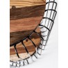 Nova Solo Barca Round Side Table - Closeup Top Angle