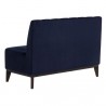 Sunpan Kosovo Modular Banquette Bench Abbington Navy - Back Side Angle