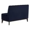 Sunpan Kosovo Modular Banquette Bench Abbington Navy - Back Side Angle - Sunpan Kosovo Modular Banquette Bench Abbington Navy - Back Side Angle