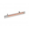 Infratech SL - Slimline Series 240 Volts Single Element Heaters in 3000W / 4000W - Silver in Front Side Angle