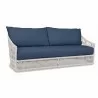 Dana Rope Sofa in Spectrum Indigo w/ Self Welt - Front Side Angle - Dana Rope Sofa in Spectrum Indigo w/ Self Welt - Front Side Angle