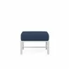 Bristol Ottoman in Spectrum Indigo w/ Self Welt - Front Angle - Bristol Ottoman in Spectrum Indigo w/ Self Welt - Front Angle