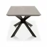 Essentials For Living Industry Rectangle Dining Table in Ash Gray Concrete and Distressed Black Iron - Side - Essentials For Living Industry Rectangle Dining Table in Ash Gray Concrete and Distressed Black Iron - Side