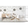 Essentials For Living Industry Rectangle Dining Table in Ivory Concrete and Brass - Lifestyle 2
