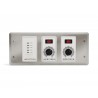 Infratech 2 Zone Analog Controller w/ Digital Timer - Front Angle - Front Angle