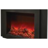 Sierra Flame 34" Insert Insert with Dual Steel Surround - Angled