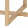 Sunpan Flores Dining Table 53" in Pake Honey-White Marble - Base Angle - Sunpan Flores Dining Table 53" in Pake Honey-White Marble - Base Angle