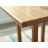 Greenington Tulip Counter Height Table, Caramelized - Top Closeup Angle