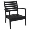 Artemis XL Club Seating Set 7 Piece with Sunbrella® Cushions - Chair Black