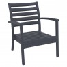 Artemis XL Club Seating Set 7 Piece with Sunbrella® Cushions - Chair Dark Gray