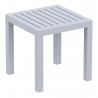 Artemis XL Club Seating Set 7 Piece with Sunbrella® Cushions - End Table White