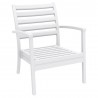 Artemis XL Club Seating Set 7 Piece with Sunbrella® Cushions - Chair White