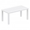 Artemis XL Club Seating Set 7 Piece with Sunbrella® Cushions - Coffee Table White