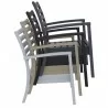 Artemis XL Club Seating Set 7 Piece with Sunbrella® Cushions - Chair Stacked - Artemis XL Club Seating Set 7 Piece with Sunbrella® Cushions - Chair Stacked