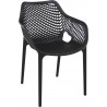Outdoor Dining Arm Chair - Black