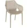 Outdoor Dining Arm Chair - Dove Gray - Outdoor Dining Arm Chair - Dove Gray