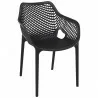 Air XL Extension Dining Chair - Black - Air XL Extension Dining Chair - Black