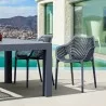Air XL Extension Dining Set 5 Piece Dark Gray - Lifestyle 2 - Air XL Extension Dining Set 5 Piece Dark Gray - Lifestyle 2