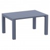 Air XL Extension Dining Table - Dark Gray - Extended