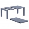 Air XL Extension Dining Table - Dark Gray - Extenders