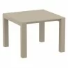 Air XL Extension Dining Table - Taupe - Unextended - Air XL Extension Dining Table - Taupe - Unextended