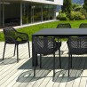 Compamia Air XL Extension Dining Set 11 Piece in Black - Liefstyle 3