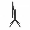 Air Bistro Table Black - Folded - Air Bistro Table Black - Folded
