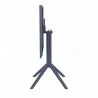 Air Bistro Table Dark Gray - Folded - Air Bistro Table Dark Gray - Folded