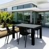 Air Extension Dining Set 5 Piece Black - Lifestyle - Air Extension Dining Set 5 Piece Black - Lifestyle